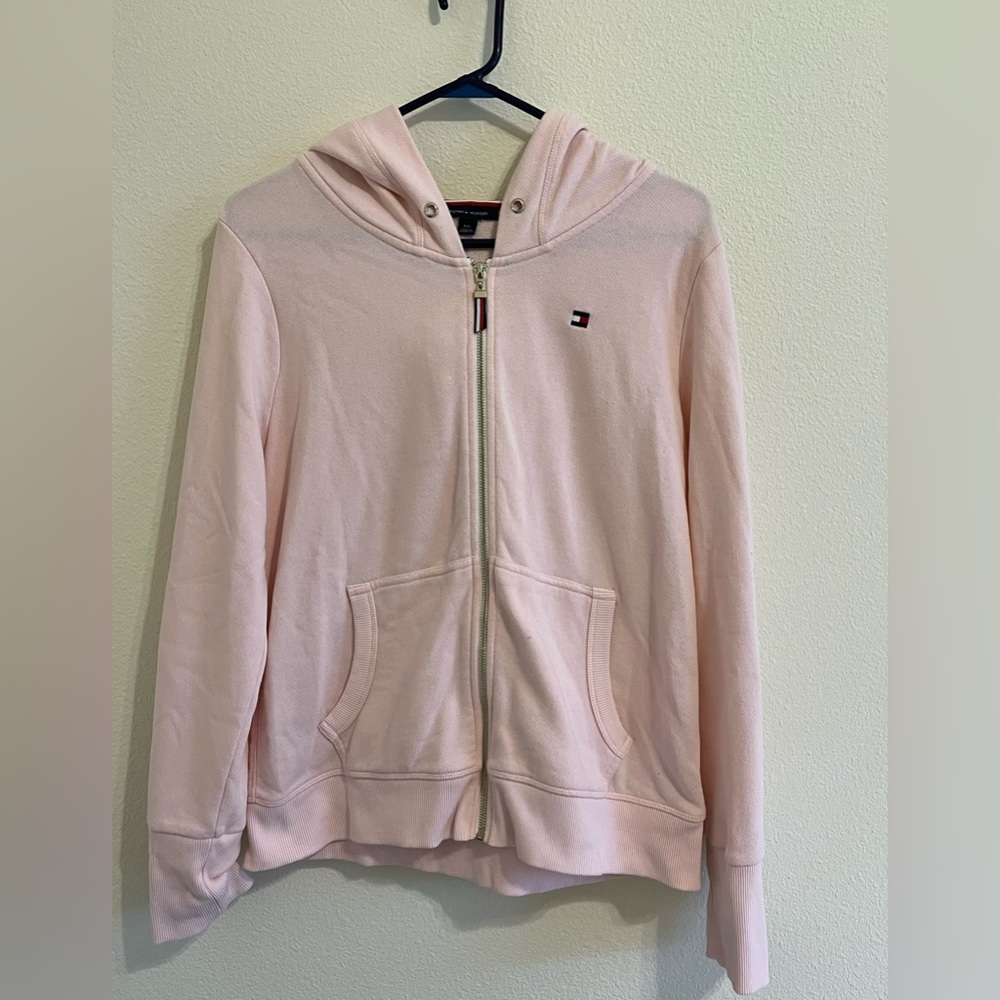 Pink Tommy Hilfiger Zip Up